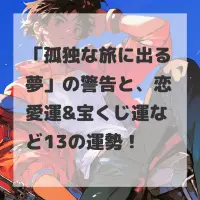 孤独な旅に出る夢のサムネイル