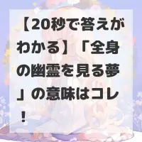 全身の幽霊を見る夢のサムネイル