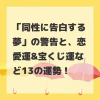 同性に告白する夢のサムネイル