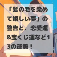 髪の毛を染めて嬉しい夢のサムネイル