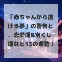 赤ちゃんから逃げる夢のサムネイル