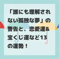誰にも理解されない孤独な夢のサムネイル
