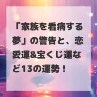 家族を看病する夢のサムネイル画像