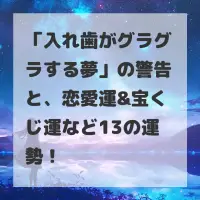 入れ歯がグラグラする夢のサムネイル