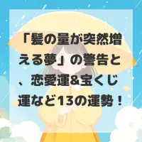 髪の量が突然増える夢のサムネイル