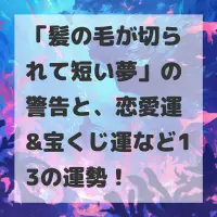 髪の毛が切られて短い夢のサムネイル