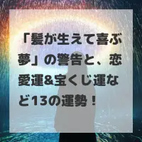 髪が生えて喜ぶ夢のサムネイル