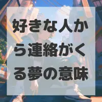 好きな人から連絡がくる夢のサムネイル