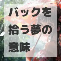 バックを拾う夢のサムネイル