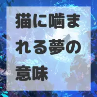 猫に噛まれる夢のサムネイル