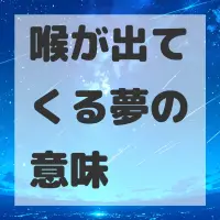 喉が出てくる夢のサムネイル