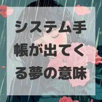システム手帳が出てくる夢のサムネイル