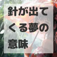 針が出てくる夢のサムネイル