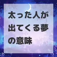 太った人が出てくる夢のサムネイル