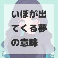 いぼが出てくる夢のサムネイル