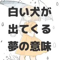 白い犬が出てくる夢のサムネイル