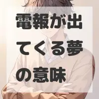 電報が出てくる夢のサムネイル