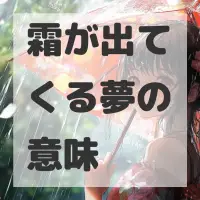 霜が出てくる夢のサムネイル