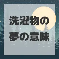 洗濯物の夢のサムネイル