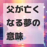父が亡くなる夢のサムネイル