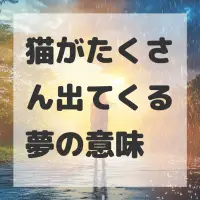 猫がたくさん出てくる夢のサムネイル
