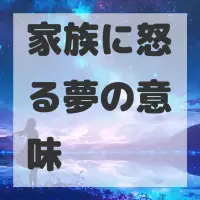家族に怒る夢のサムネイル