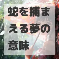 蛇を捕まえる夢のサムネイル
