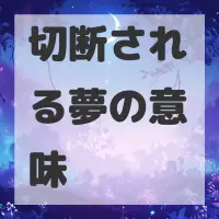 切断される夢のサムネイル