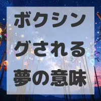 ボクシングされる夢のサムネイル