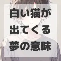 白い猫が出てくる夢のサムネイル