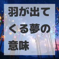羽が出てくる夢のサムネイル