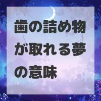 歯の詰め物が取れる夢のサムネイル