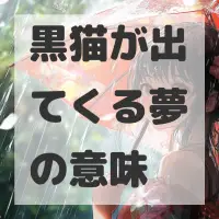 黒猫が出てくる夢のサムネイル