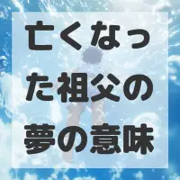 亡くなった祖父の夢のサムネイル