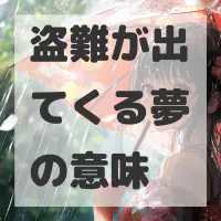 盗難が出てくる夢のサムネイル