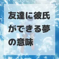 友達に彼氏ができる夢のサムネイル