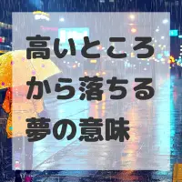高いところから落ちる夢のサムネイル