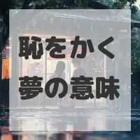 恥をかく夢のサムネイル