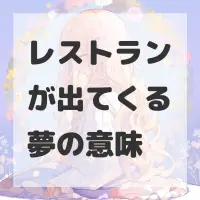 レストランが出てくる夢のサムネイル