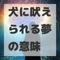 犬に吠えられる夢のサムネイル