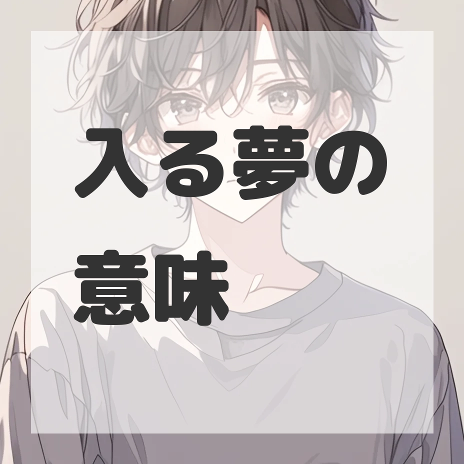 入る夢のサムネイル画像