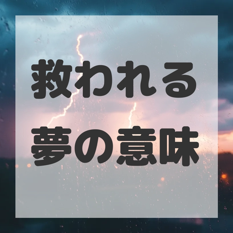 救われる夢のサムネイル画像