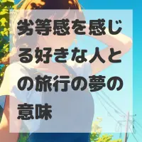 劣等感を感じる好きな人との旅行の夢のサムネイル