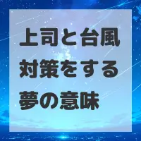上司と台風対策をする夢のサムネイル