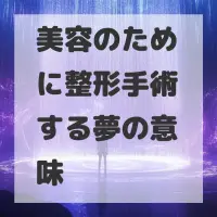 美容のために整形手術する夢のサムネイル