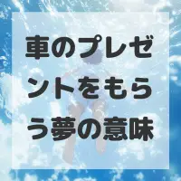 車のプレゼントをもらう夢のサムネイル