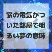 家の電気がついた部屋で明るい夢のサムネイル