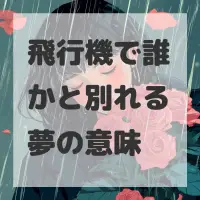 飛行機で誰かと別れる夢のサムネイル