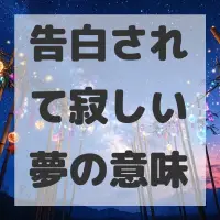 告白されて寂しい夢のサムネイル