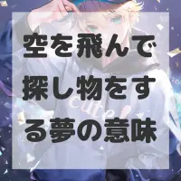 空を飛んで探し物をする夢のサムネイル